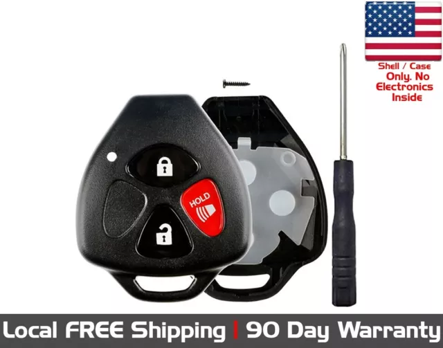 1x New Replacement Key Fob DIY SHELL / CASE For Select Toyota Scion Vehicles
