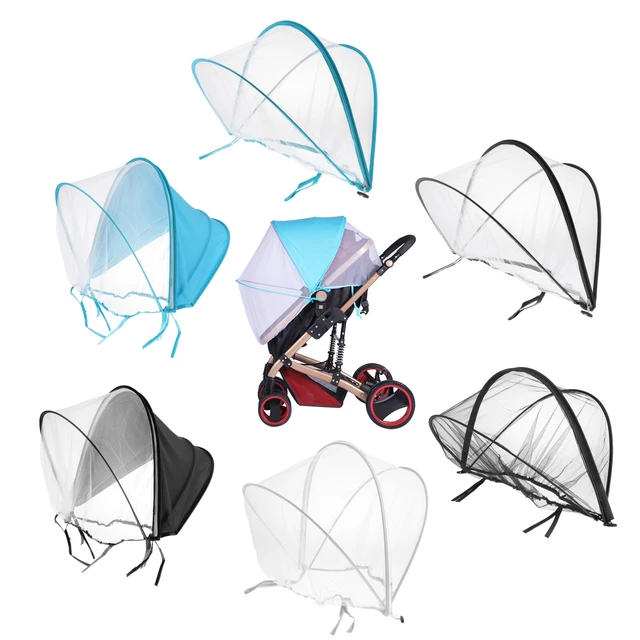 Moustiquaire pour Poussette Enfant Couvert pour Poussettes Pack N Joue Parc