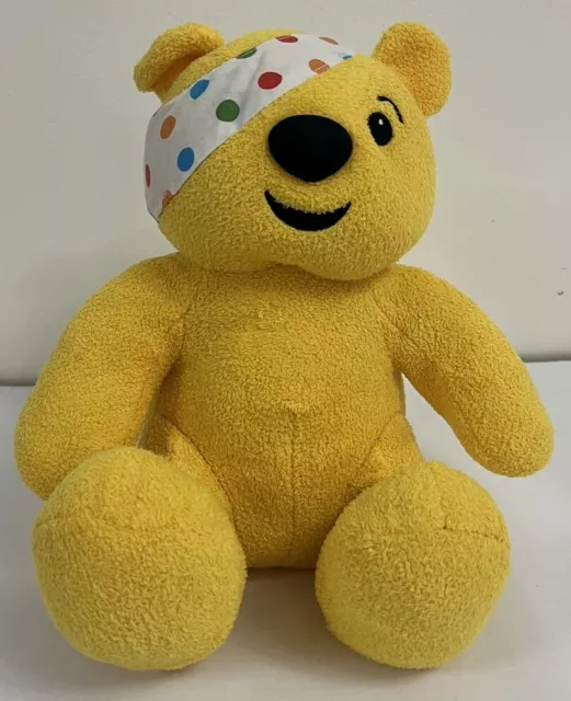 Pudsey Bear BBC Children In Need 26cm Soft Toy Beanie Plush Character Bear 2007 3