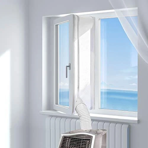 HOOMEE 500CM Tissu De Calfeutrage pour Fenêtres pour Climatiseur Mobile et Sè...