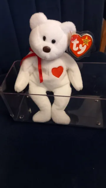 Valentino TY Beanie baby bear 4th generation. BNWT.