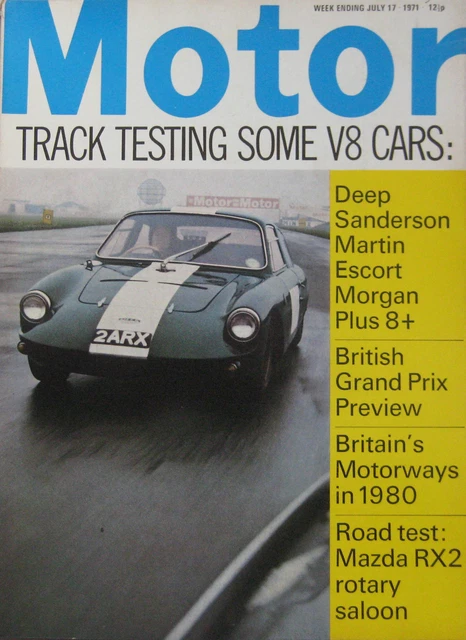MOTOR MAGAZINE 17/7/1971 featuring Mazda RX2 road test, TX Tripper ...