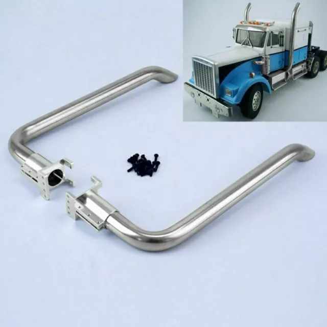 Exhaust Pipe Metal For LESU 1/14 RC TAMIYA American Truck King Truck Car Parts