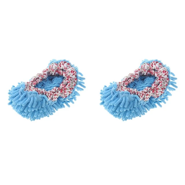 2 pantofole in microfibra lavabili pantofole per mocio pantofole per pulizia