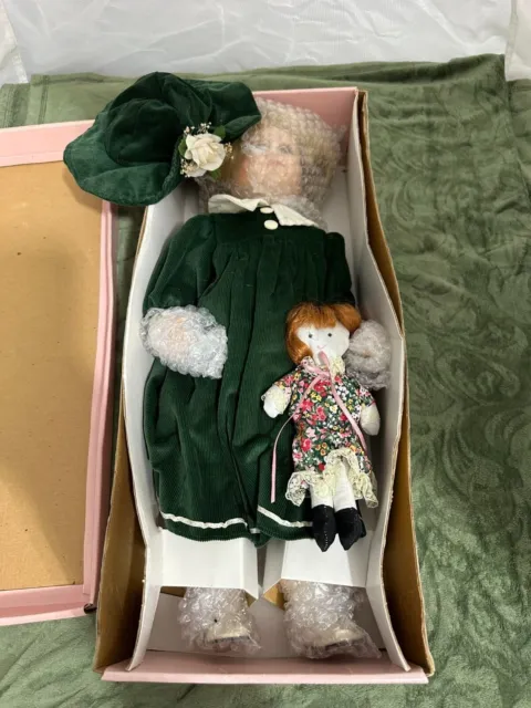 Collectable Porcelain Doll - Alice, 20" Tall complete with her own doll