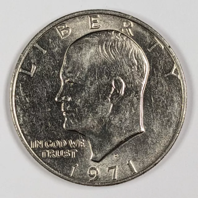 1971 D Eisenhower Silver Dollar UNC