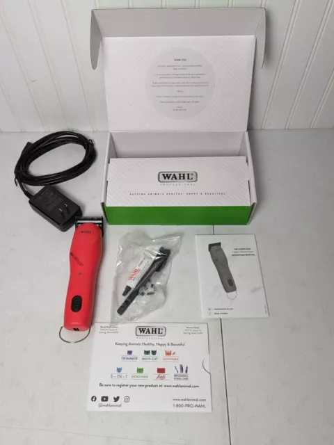 READ FOR PARTS OR REPAIR - Wahl PRO KM CORDLESS 2-Speed Pet Dog Grooming Clipper