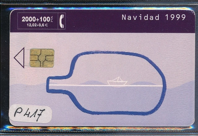 Scheda Telefonica/Schede Telefoniche Spagna Privee P417 Rif. ESP7/6