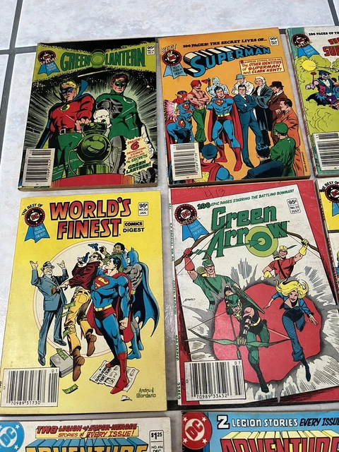 Lot 19- DC "BLUE RIBBON DIGEST" SuperHeroes Comics Paperback Books 60’s 70’s 3