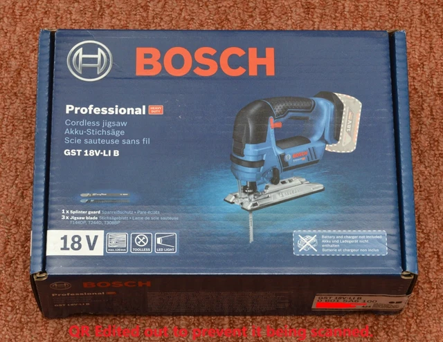 BOSCH CORDLESS JIGSAW GST 18V-LI B (SOLO) U2013 Ngee Hin Machinery