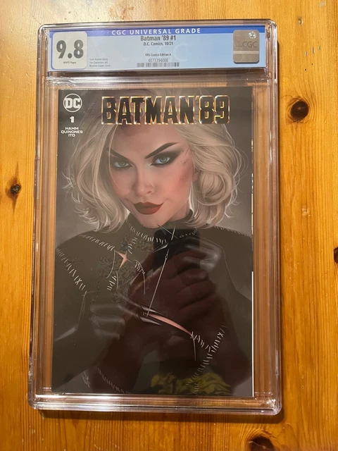 Batman '89 #1 CGC 9.8 NM/MT, Catwoman, Warren Louw KRS Variant cover A!