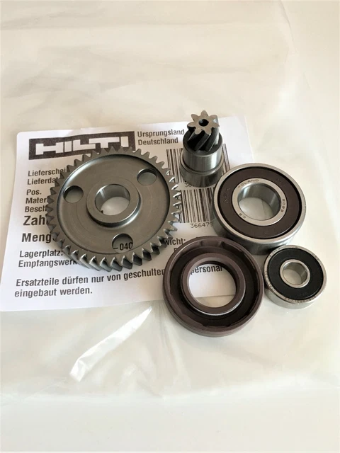 Jeu De Pignons Induit Et Engrenage Excentrique HILTI Pour TE56 TE60 (02) TE46 – Neuf, Réf 366199 366537