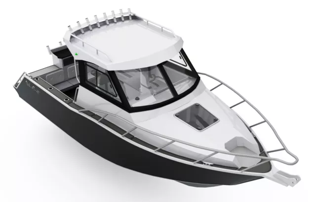 WaveCraft 6.85m Open Cabin Mono-Hull Boats Priced From 3