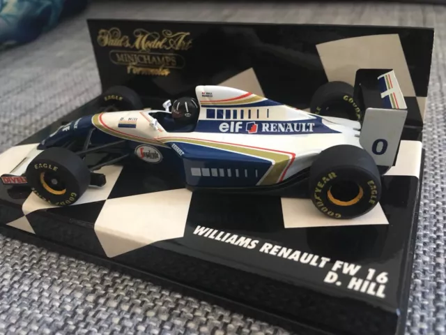 1994 Damon Hill 1:43 Scale Williams FW16 Minichamps