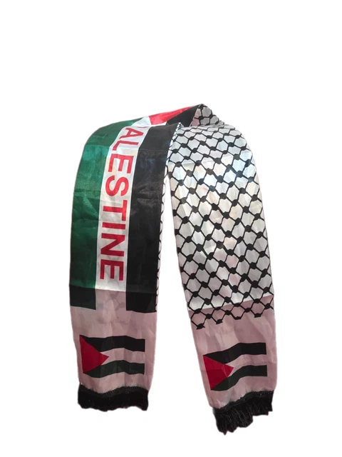 Kefiah Palestinese Originale Cotone BEAHING Sciarpa Palestina, 39x39 Pollici Per La Pelle Palestina Bandiera Palestinese