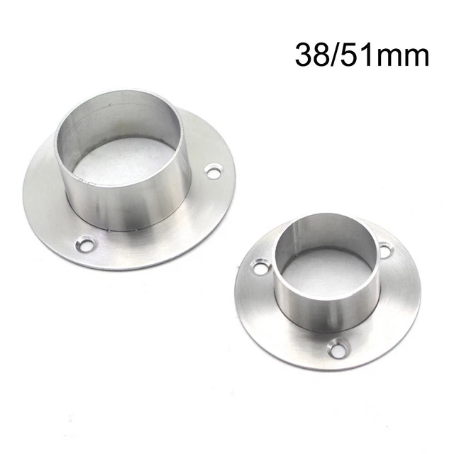 38mm 51mm Non Déformation Rampe Mural Rail Rond Connexion Bride Support 1Pc