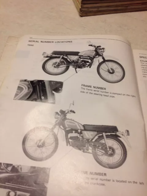 Suzuki TS50 TS 50 50TS manuel revue technique atelier moto anglais édition 1979 3