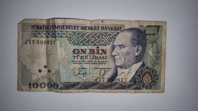 10000 On Bin Türk Lirasi, 14. Ocak 1970
