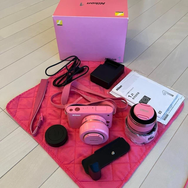 NIKON 1 J1 10.1MP Digital Camera Limited pink W/ 10-30mm Lens From Japan Fedex