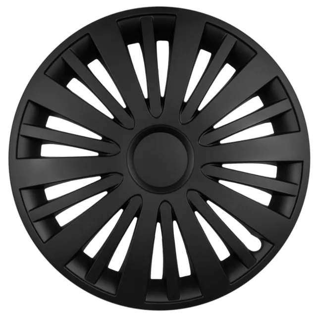 4x14" Wheel trims wheel covers for Skoda Fabia  black 14"