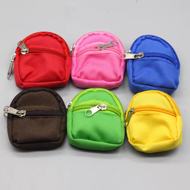 Zipper Children Toys Mini Backpack Bag Accessories Dolls Bag Small Cloth Doll