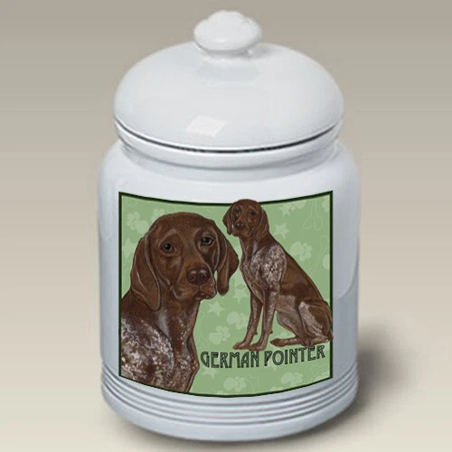 German Shorthaired Pointer Ceramic Treat Jar PS 52049
