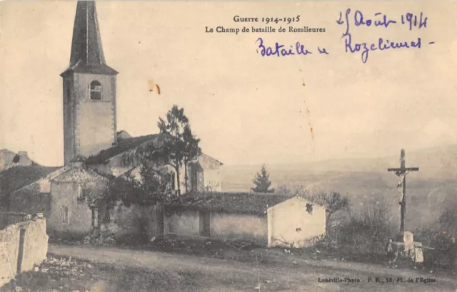 Cpa 54 The Battlefield Of Rozelieures