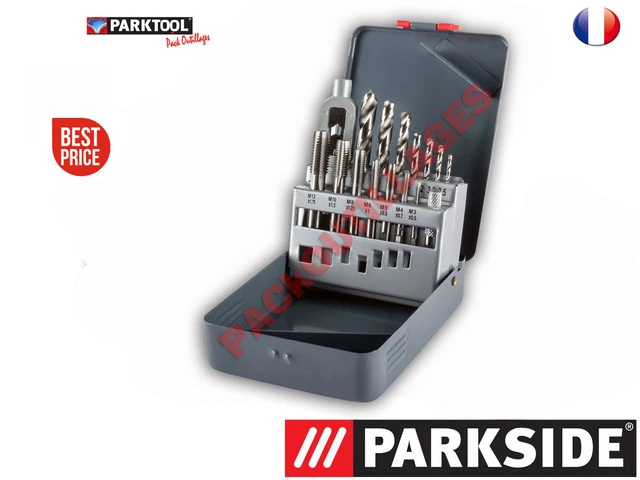 Coffret Tarauds Et Forets Tivoly - 4 Tarauds Machine M4 à M8 + 4 Mèches HSS Pour Métaux