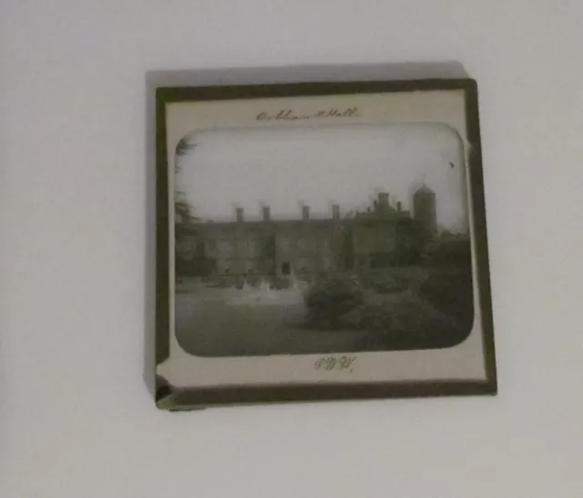 GWW Glass Magic Lantern Slide COBHAM HALL C1890 VICTORIAN PHOTO GRAVESEND 2