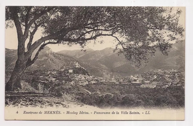 environs de meknès , moulay idriss , panorama de la ville sainte
