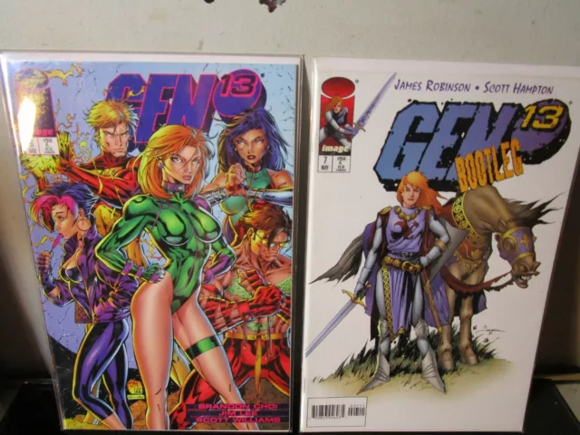 Gen 13 -  LOT IMAGE COMICS BAGGED BOARDED