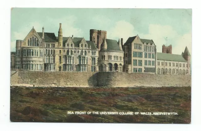 Wales Aberystwyth University College Dennis's Dainty Series Postcard c.1910's