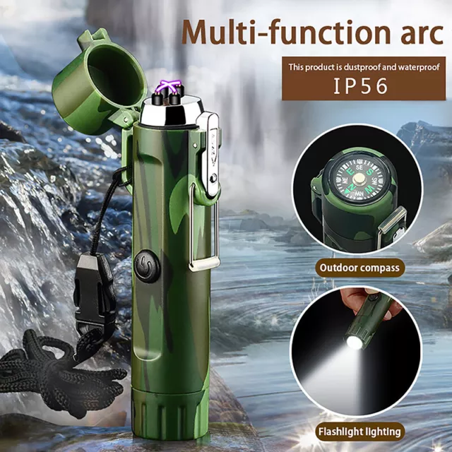Multi-Functional Dual Arc Waterproof Lighting Two-Speed Compass Luminous