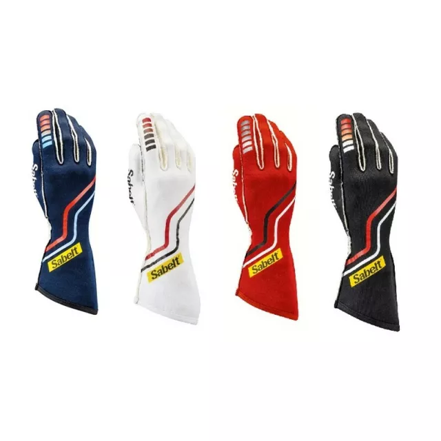 Sabelt Gants Hero Superlight TG-10 Bleu Rouge Noir Blanc XS-XL FIA8856-2000