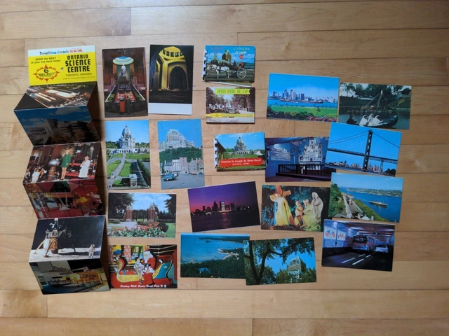 Montreal-Quebec, Ontario, Canada, Canadian, Vintage Postcard Lot
