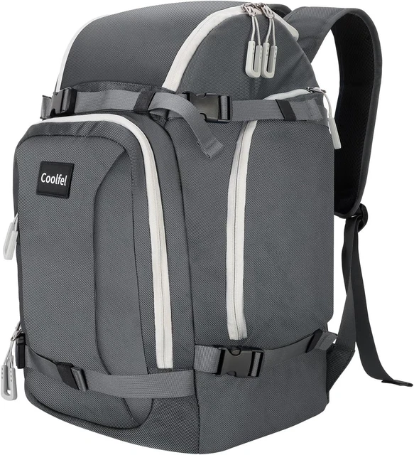HEAD Borsa Porta Sci Double 195 Cm | Capiente Per 2 Paia Di Sci, Cerniera Robusta E Cinghie Di Compressione Per Viaggiare In Sicurezza