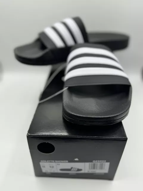 adidas Adilette Shower Unisex's Slide Sandal - Black (GZ5922). Men sizing listed