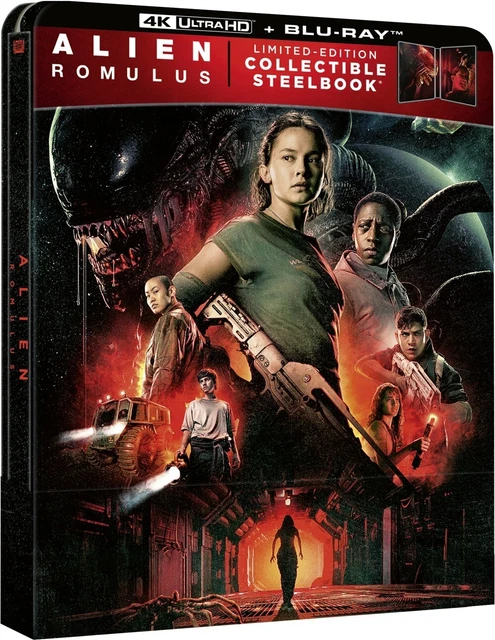 ALIEN: ROMULUS (STEELBOOK) (4k+Br) (2 Blu-Ray) - Spaeny, Moner, Renaux ...