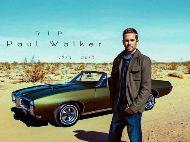 V0909 Paul Walker RIP 1973-2013 Movie Actor Car Decor WALL POSTER PRINT AU