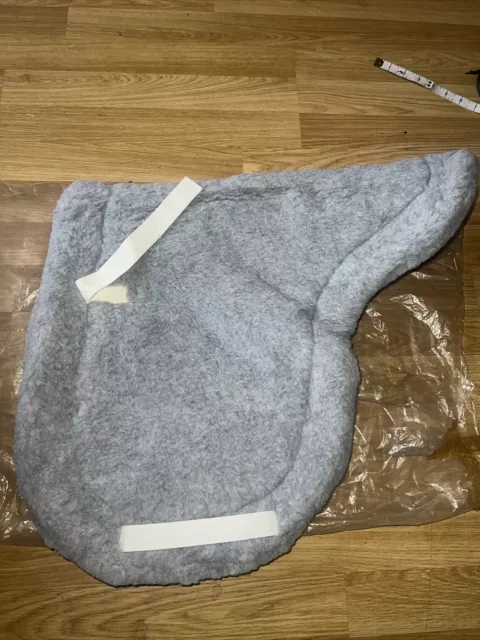 Grey Fleece Cob Size Numnah - Free Post