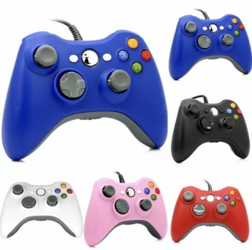 UK Brand New Xbox 360 Controller USB Wired Game Pad For Microsoft Xbox 360 / PC 2