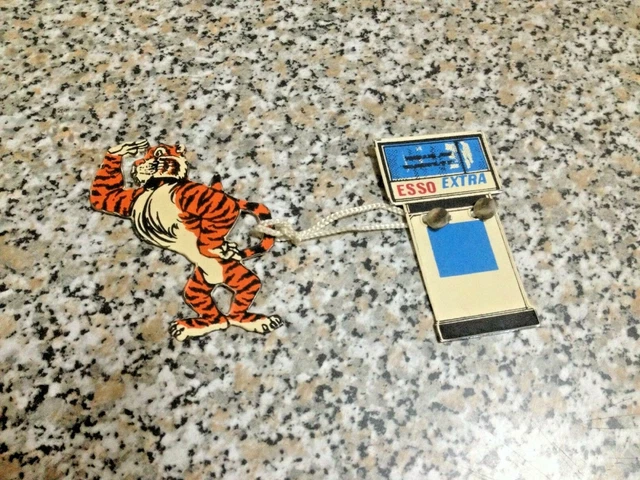 MASCOTTE TIGRE ESSO EXTRA con DISTRIBUTORE BENZINA ANNI 60 GADGET