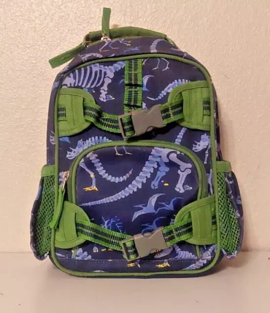 Pottery Barn KIds Boys Dinosaur Backpack Blue/Green