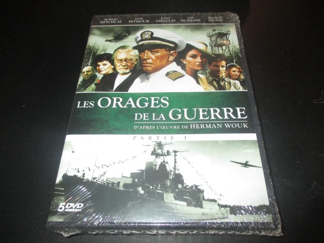 COF 5 DVD NEUF "LES ORAGES DE LA GUERRE - PARTIE 1" Robert MITCHUM, Jane SEYMOUR