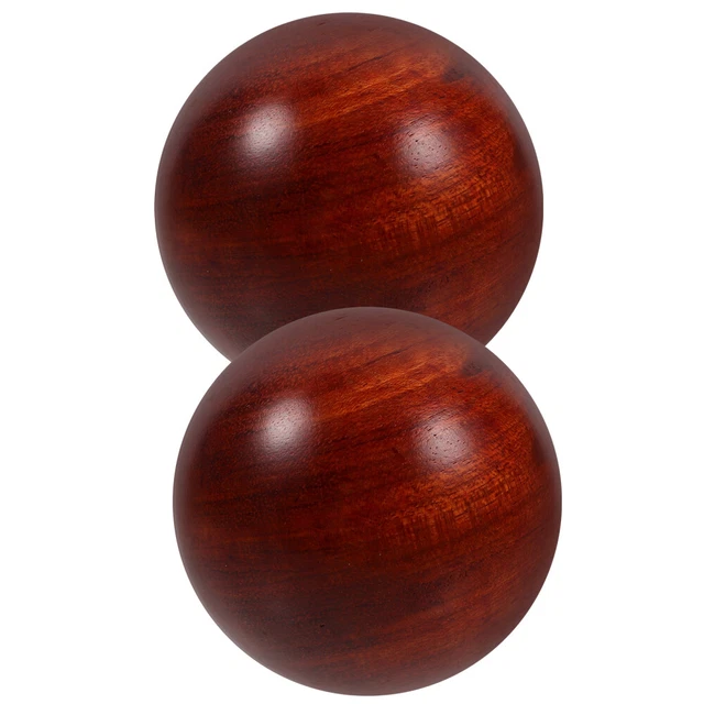 2 Pcs Stress Relax Balls Baoding Hands Spiky Massage Handle Pointy