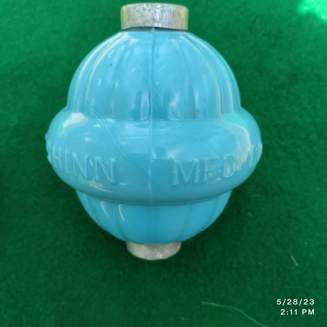 W.c. Shinn  Blue Lightning Rod Weathervane Ball