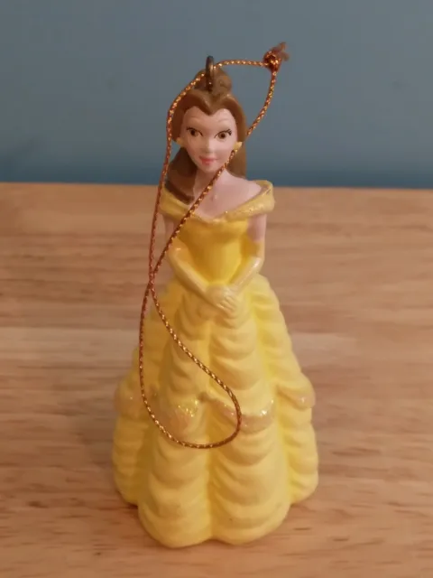 Belle Ceramic Christmas Ornament From Disney Beauty And The Beast Story Book Set