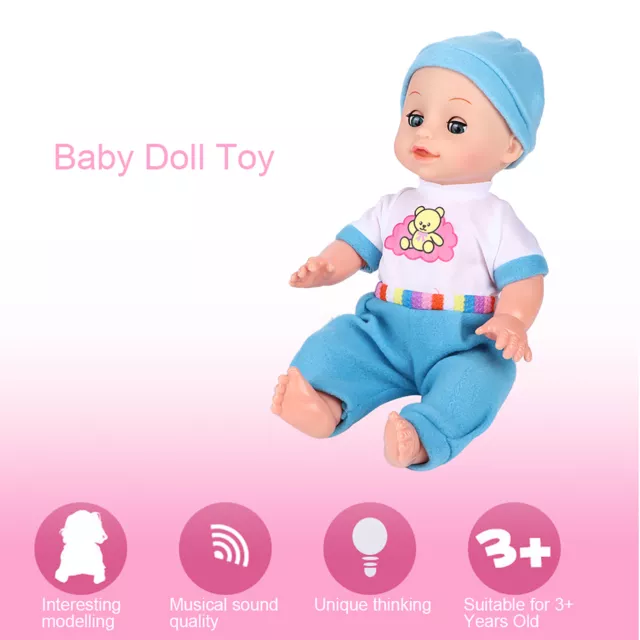 (SY004-10 Basket) 02 015 Pretend Play Baby Doll Set Doll Lovely Highly