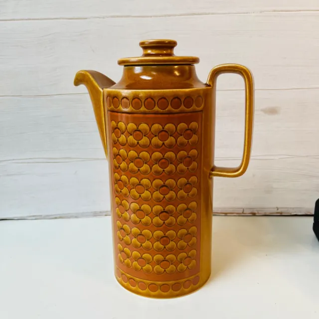 Vintage Hornsea Saffron Coffee Pot. Excellent Conditon. 1970s