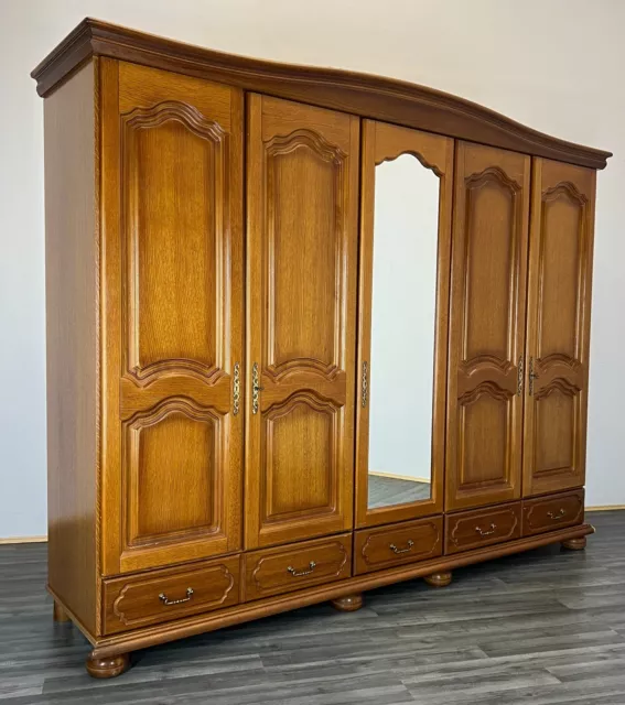 French Carved 5 door Armoire Wardrobe (LOT 2348)
